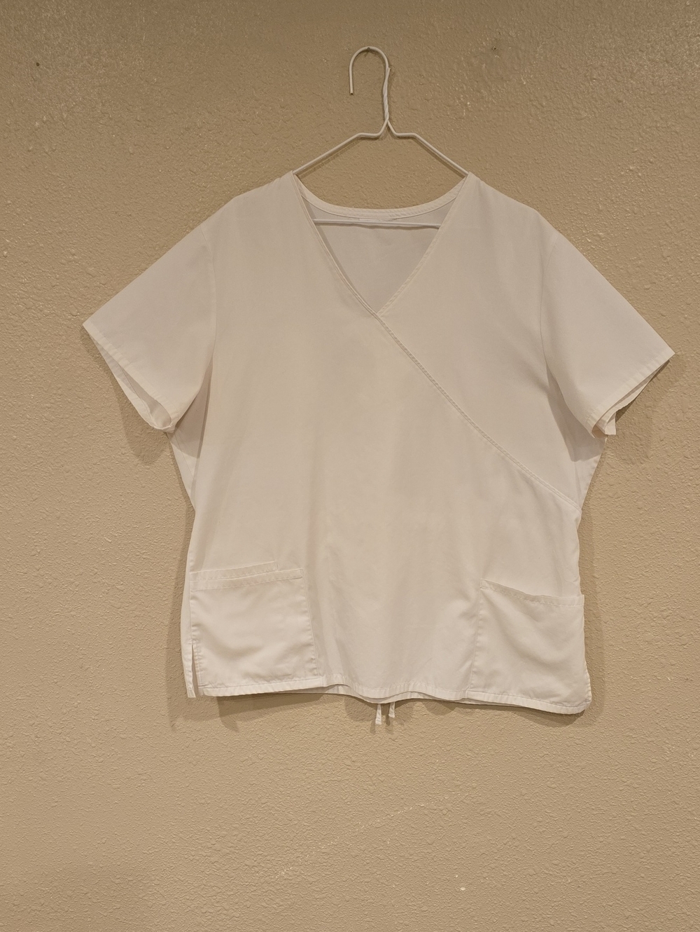 Scrub Top - Classic White Women's